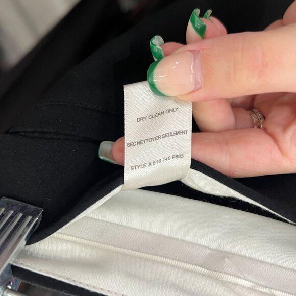 Rebecca Taylor Black Flare Leg Bootcut Trouser Pants size 6 - Picture 5 of 5